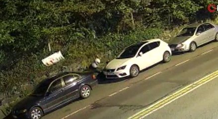 Sarıyer’de far hırsızları kamerada