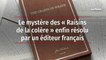 Le mystère des « Raisins de la colère » enfin résolu par un éditeur français