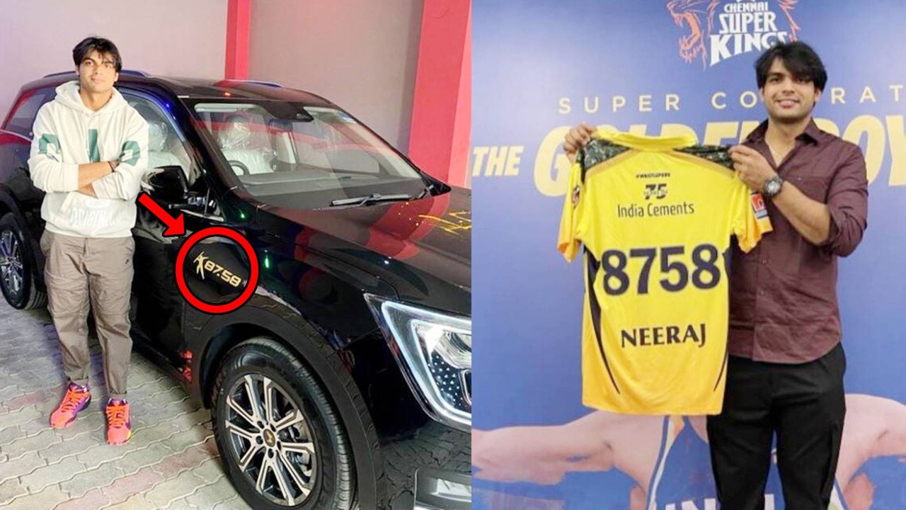 Mahindra XUV700 Javelin Gold Edition | CSK Felicitates Neeraj Chopra | Oneindia Telugu