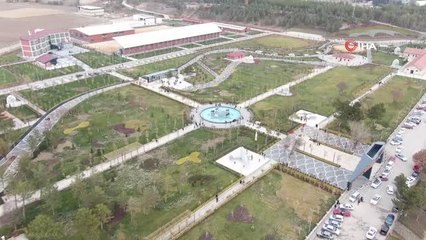 Henüz açılışı yapılamayan parka vatandaşlardan yoğun ilgi