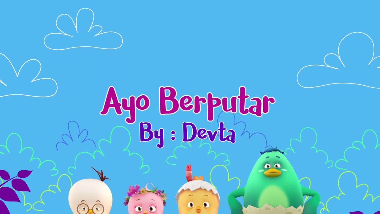 Let's go round and round l Animation meme l cartoon for kids with song l como pat