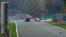 Formula Regional 2021 Monza Race 2 Restart Beganovic Vidales Huge Crash Flips