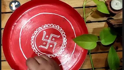 प्रतिभागियों ने सीखे पूजा थाली डेकोरेशन के टिप्स