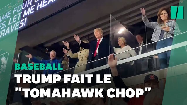 Trump s'adonne au Tomahawk chop , un geste jugé raciste pour les Amérindiens