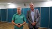 Alan Jenkins (Landport Community Centre Manager) and Jon Muller (Chair of Trustees, Enable Ability) at Landport Community Centre