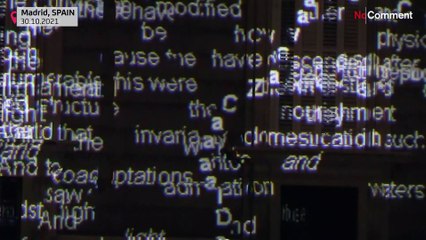 La nuit madrilène joue avec la lumière