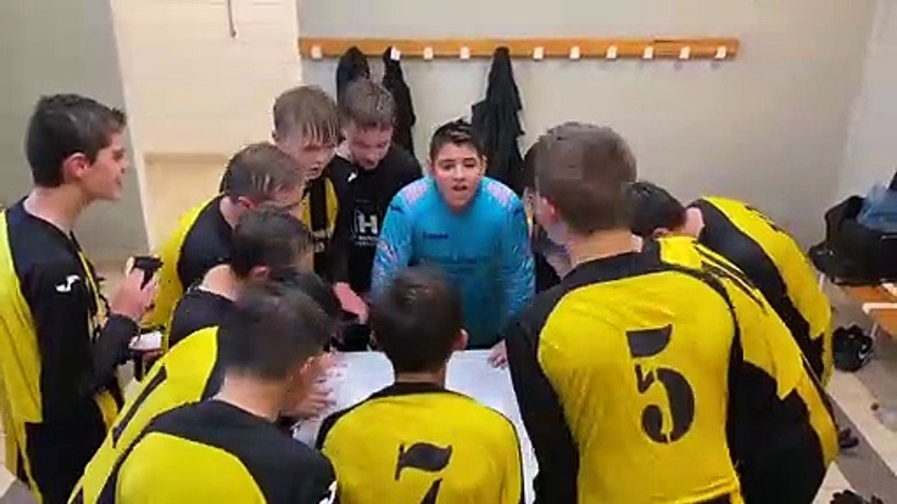 U14 : Célébration du match contre Dechy