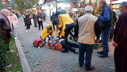 Sahilde yere yığılan yaşlı adam hayatını kaybetti