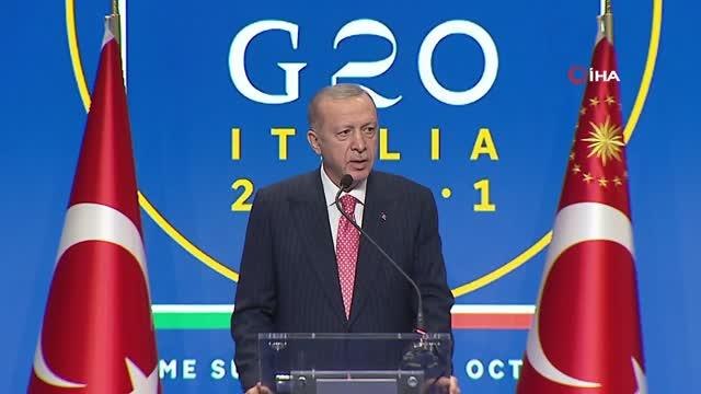 Son dakika haber... Cumhurbaşkanı Erdoğan: ABD'nin Suriye'deki terör örgütlerine yönelik desteğine yönelik üzüntümüzü dile getirdik Göç krizinin hem insani güvenlik...