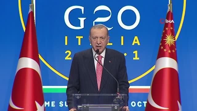 Son dakika haber! Cumhurbaşkanı Erdoğan: ABD'nin Suriye'deki terör örgütlerine yönelik desteğine yönelik üzüntümüzü dile getirdik Göç krizinin hem insani güvenlik...