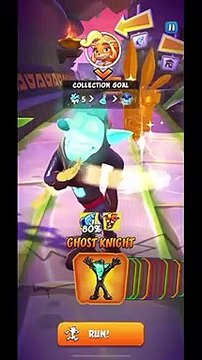 Ghost Knight Crash Bandicoot Skin Gameplay - Crash Bandicoot: On The Run!