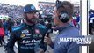 Truex Jr. reacts to rollercoaster day, earning Championship 4 berth