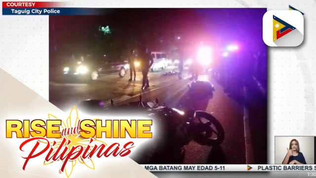 Dalawa patay, isa sugatan matapos mabundol ng motorsiklo ang isang pedestrian sa Taguig