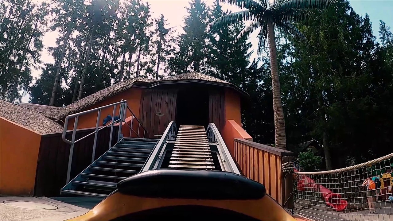 Mami Wata Log Flume (Fantasiana Theme Park - Salzburg, Austria) - 4K Log Flume POV Video