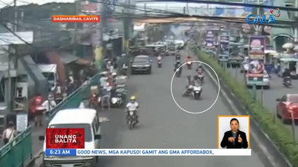 Motorcycle rider, nasagi ng kapwa-rider | UB