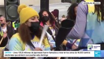 Miles de jóvenes protestaron exigiendo resultados claros para limitar el calentamiento global