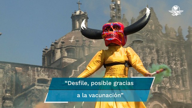 Realizan Desfile Internacional del Día de Muertos en la CDMX