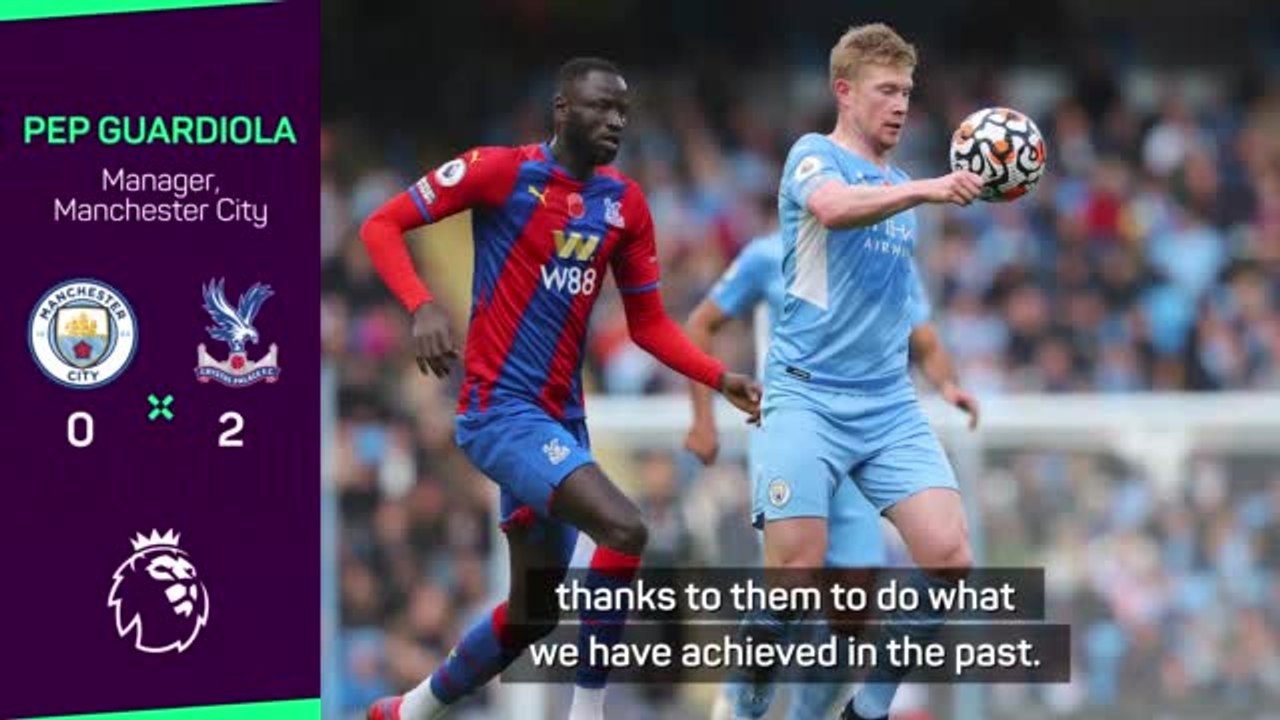 Guardiola backs De Bruyne to find form following Palace defeat
