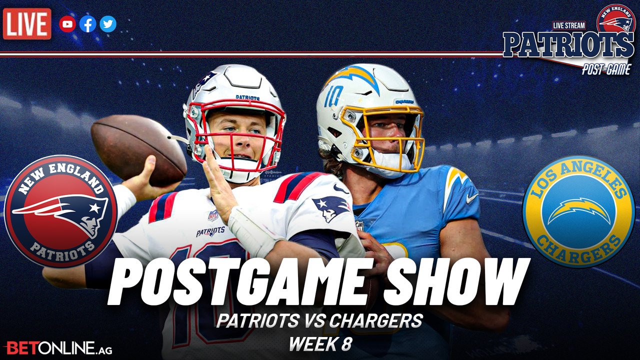 Patriots vs Chargers Postgame Show video Dailymotion
