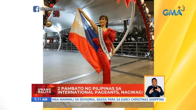 2 pambato ng Pilipinas sa international pageants, nagawagi | UB