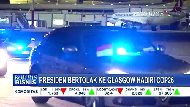 Usai Hadiri G20 di Roma, Jokowi Langsung Berangkat ke Glasgow untuk KTT COP26