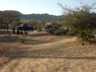 les jeunes resistants tchadiens avant l'offensive