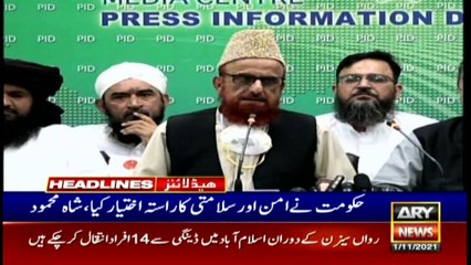 ARY News | Prime Time Headlines | 9 AM | 1st November 2021