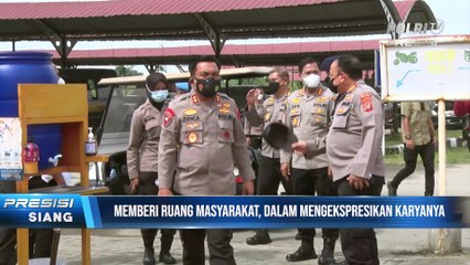 Kapolda Sumut Tinjau Kegiatan Bhayangkara Mural Festival