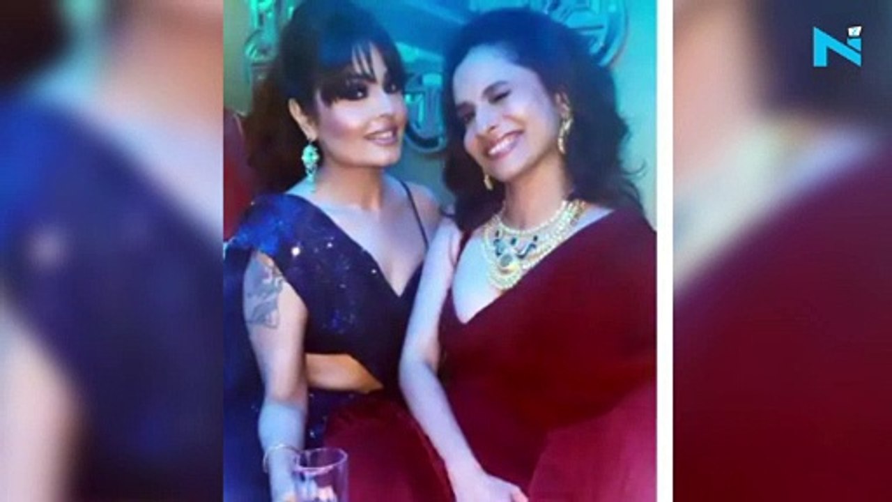 Watch, Ankita Lokhande lock lips with Boyfriend Vicky Jain at Diwali Party