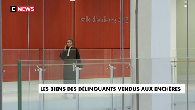 Les biens des délinquants vendus aux enchères