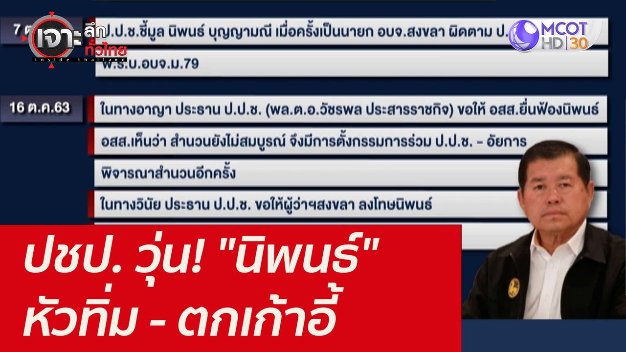 ปชป. วุ่น! "นิพนธ์" หัวทิ่ม - ตกเก้าอี้ : เจาะล...