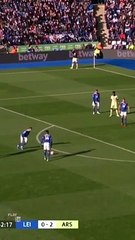 Aaron ramsdale save from freekick