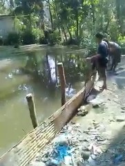 Azad brother is more happy to get fish