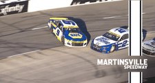 Chase Elliott spins after contact with Brad Keselowski