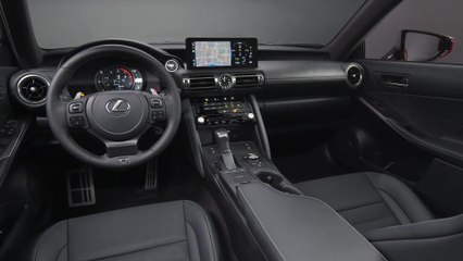 2022 Lexus IS 500 Interior Design in Studio
