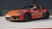 Porsche 911 Carrera 4 GTS Coupe Exterior Design in Lava Orange