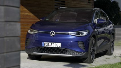 The new VW ID.4 Design Preview in Blue