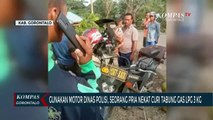 Gunakan Motor Dinas Polisi,Seorang Pria Nekat Curi Tabung Gas LPG 3 KG