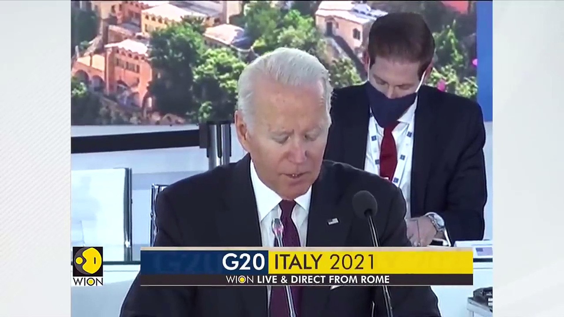 US President Joe Biden speaks at the G20 summit in Rome _ English News _ World News _ WION