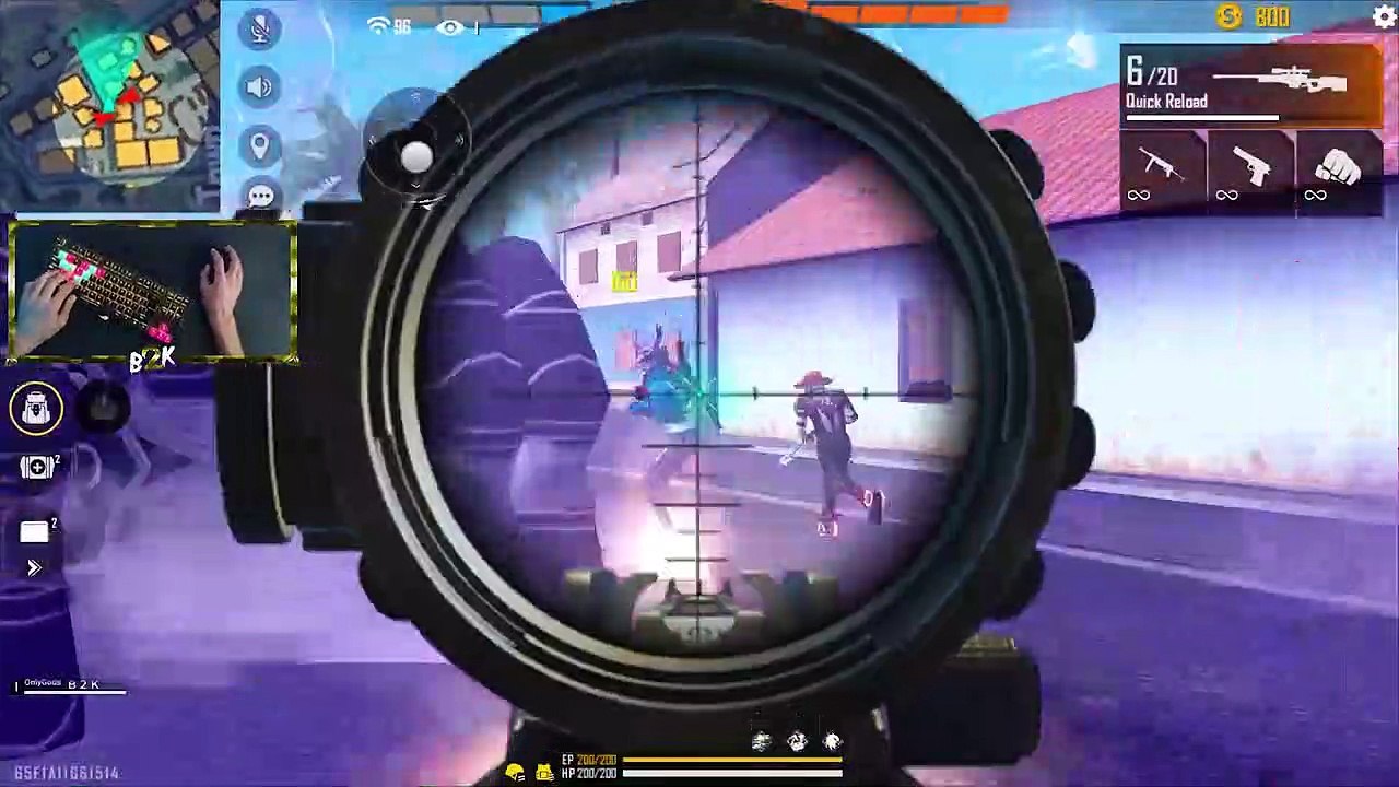 -B2K- 1 VS 4 FULL GAMEPLAY CLASH SQUAD AGAINST MY FANS