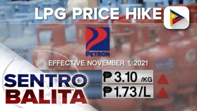 Higit P3 na taas-presyo sa kada litro ng LPG, ipatutupad ng Petron ; Dagdag-bawas sa presyo ng mga produktong petrolyo, ipatutupad bukas