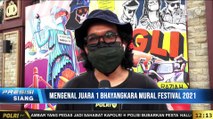 Live Dialog La Ode Umar, Pemenang Juara 1 Bhayangkara Mural Festival 2021