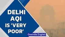 Delhi: Air quality slips to 'very poor' category ahead of Diwali | AQI at 302 | Oneindia News