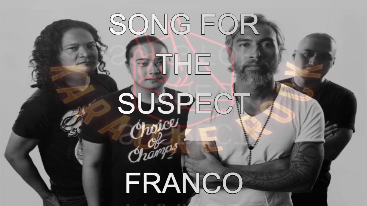 SONG FOR THE SUSPECT - Franco (KARAOKE / INSTRUMENTAL)