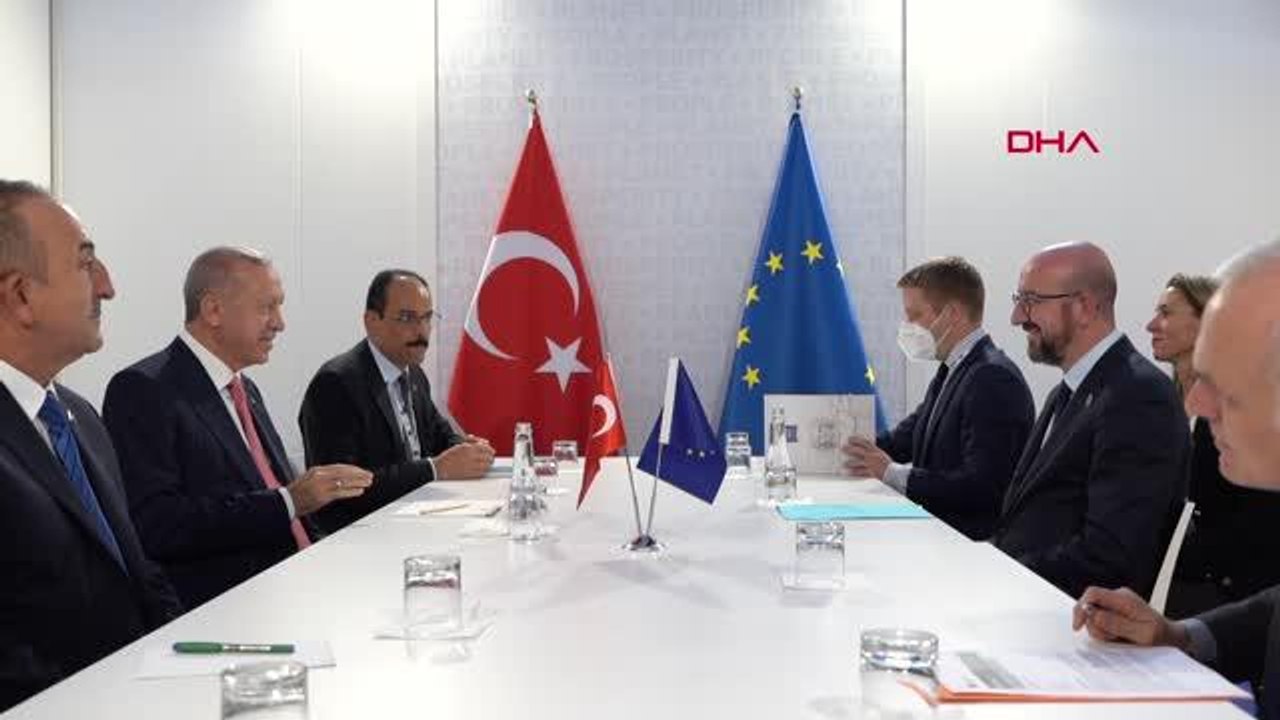 Cumhurbaşkanı Erdoğan, AB Konseyi Başkanı Michel ile görüştü