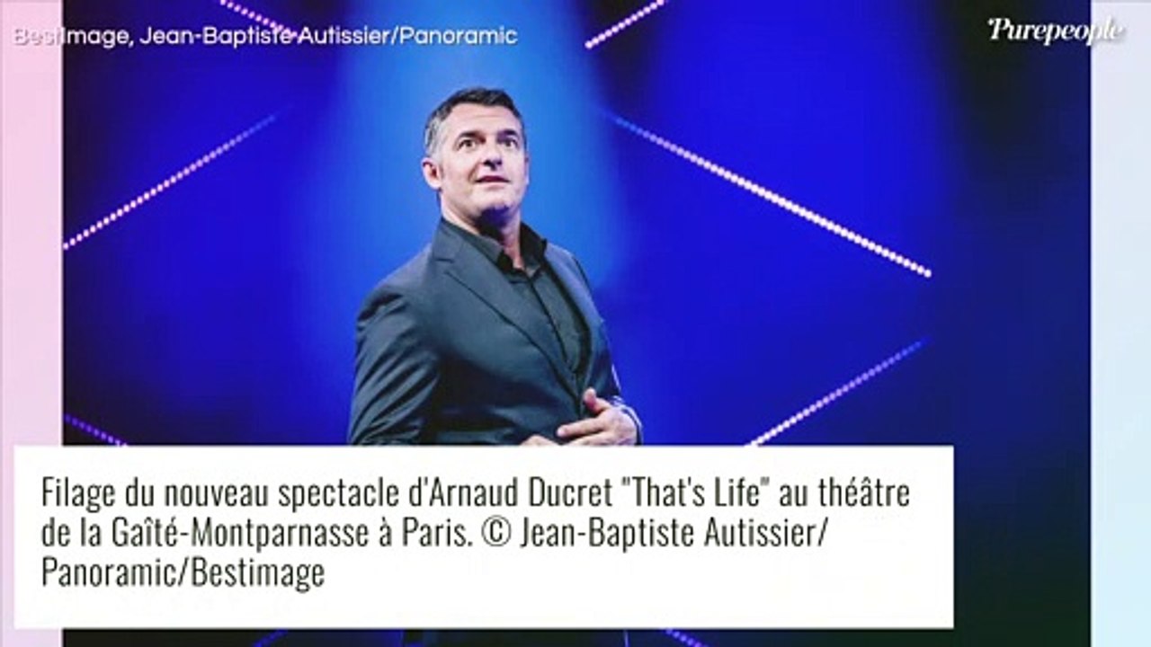 "C'est de la merd*" : Arnaud Ducret en larmes après un spectacle, il raconte