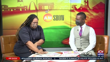AM Show Newspaper Headlines on JoyNews (1-11-21)