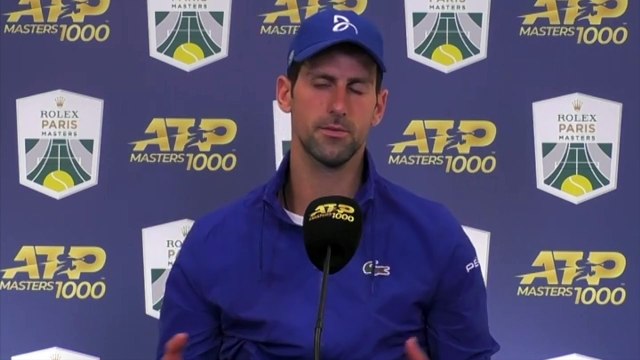 ATP - Rolex Paris Masters 2021 - Novak Djokovic : J'espère pouvoir utiliser cette belle énergie ici à Paris