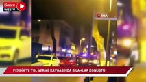 Pendik'te yol verme tartışmasında başından vuruldu