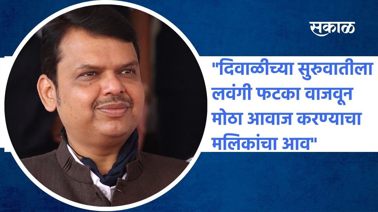 Mumbai: "दिवाळीच्या सुरुवातीला लवंगी फटका वाजवून मोठा आवाज करण्याचा मलिकांचा आव"